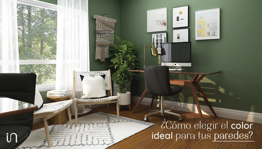 ¿Cómo elegir el color ideal para tus paredes?